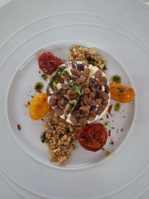 immagini dei piatti delle cene al Festival dei Tramonti